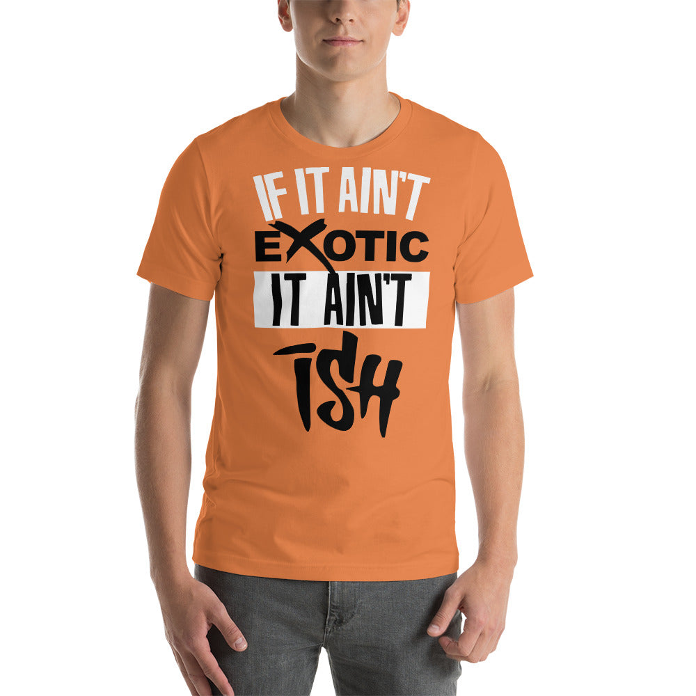 Exotic Slogan T-Shirt (Black Print)