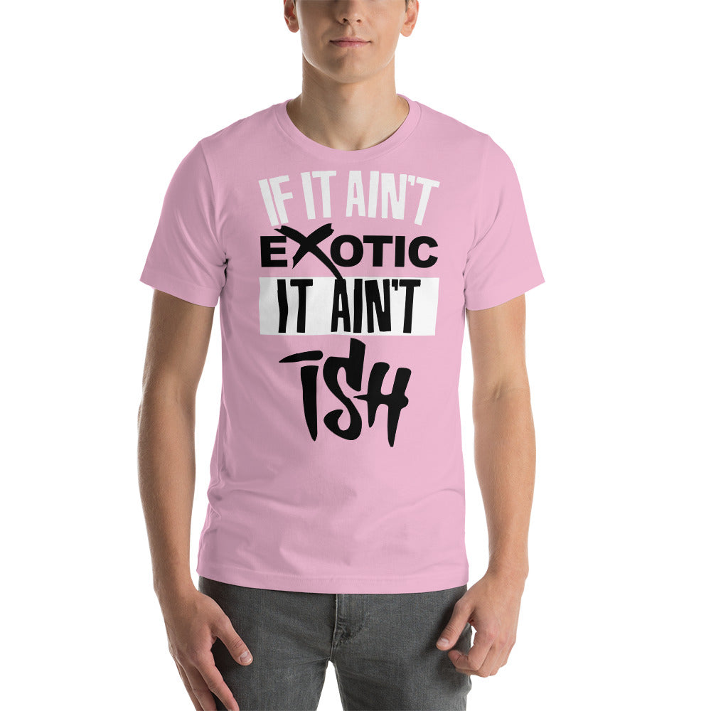 Exotic Slogan T-Shirt (Black Print)