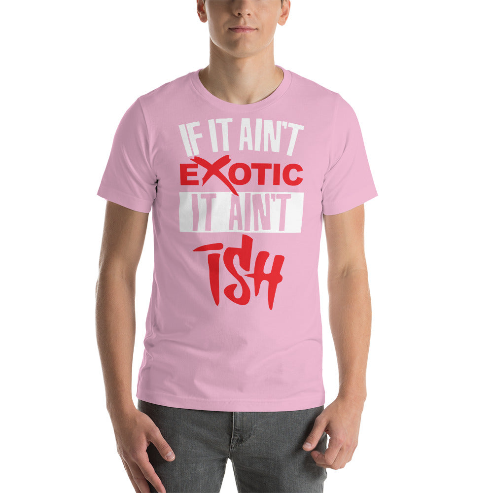 Exotic Slogan T-Shirt (Red Print)