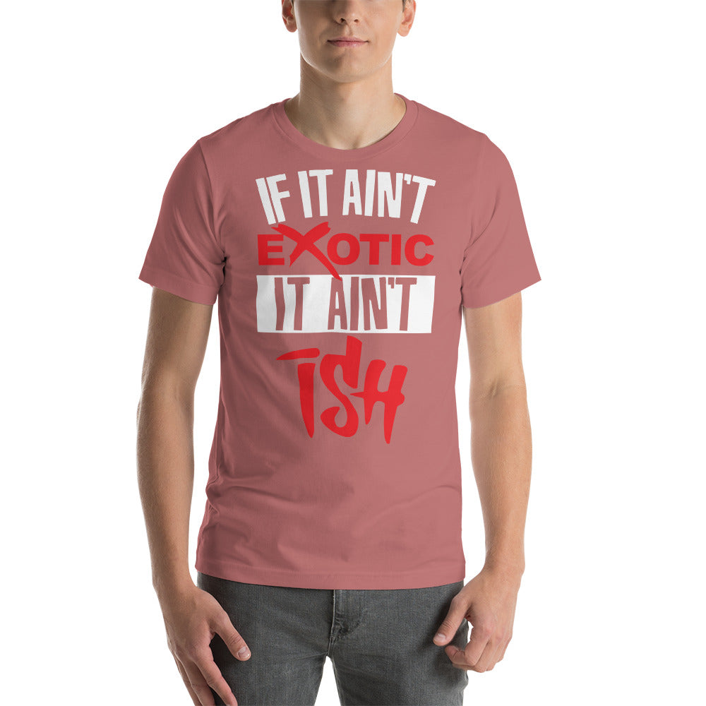 Exotic Slogan T-Shirt (Red Print)