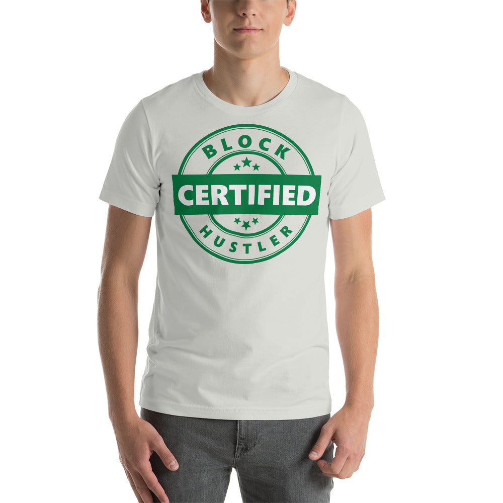 Block Hustler T-Shirt (Green Print)