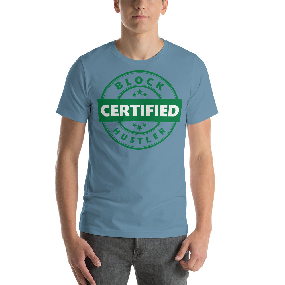 Block Hustler T-Shirt (Green Print)