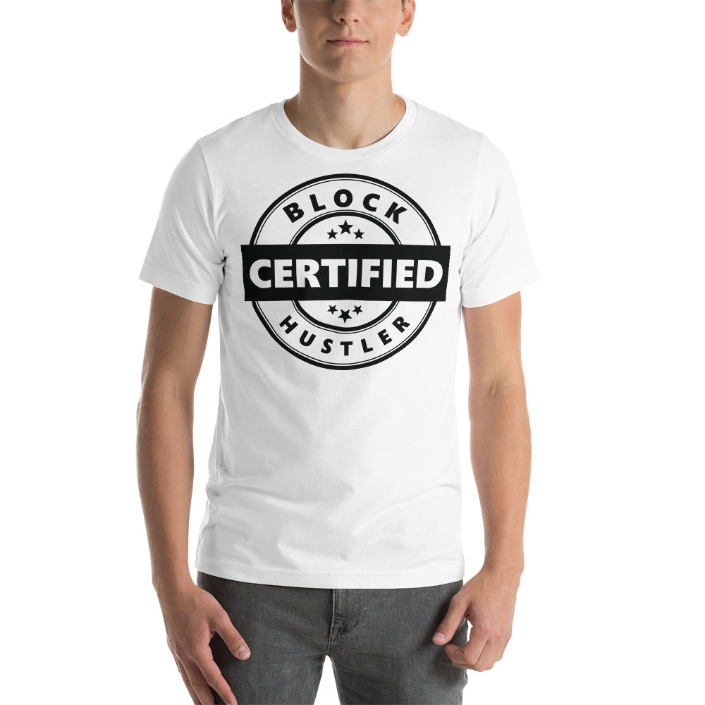 Block Hustler T-Shirt (Black Print)
