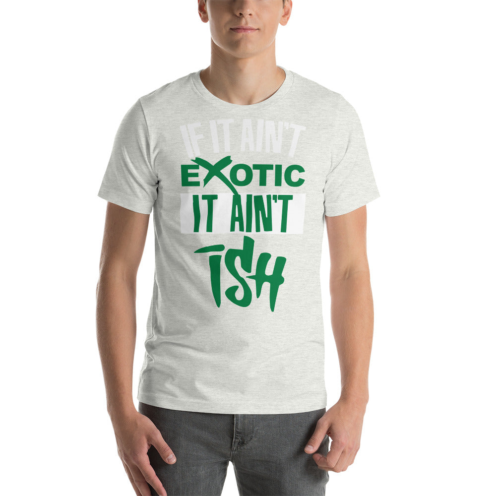 Exotic Slogan T-Shirt (Green Print)
