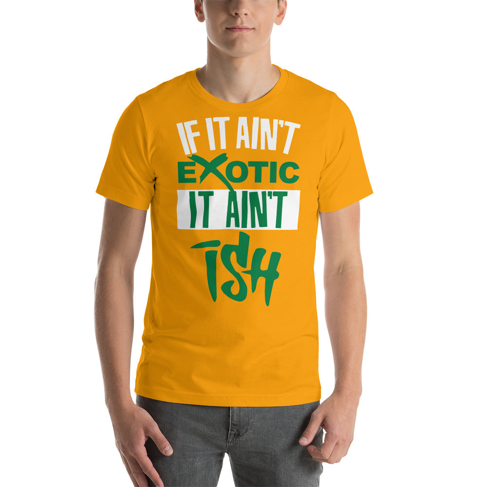 Exotic Slogan T-Shirt (Green Print)